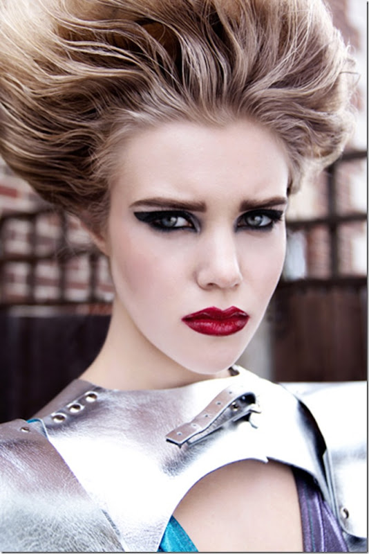 Фотосессия для C-Heads Magazine  Magnetize (Намагничивать) визажист Карла Пауэлл (Karla Powell) макияж, красивый макияж