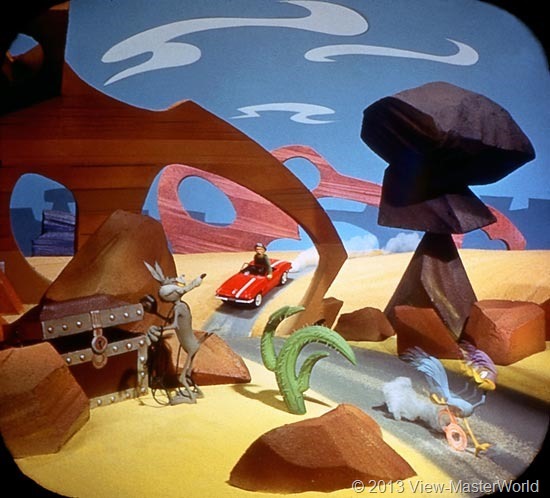 View-Master Beep Beep The Road Runner (B538), Scene 1-1