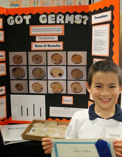 Blog science fair first place