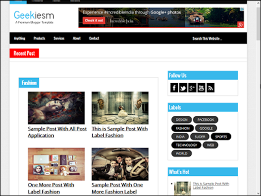 Geekiesmn responsive blogger template