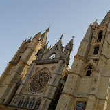 10/08/2010 Leon, la cattedrale... si parte x il Camino del Salvador!