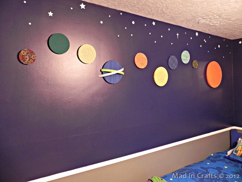 space geek bedroom solar system