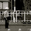 Shanghai - Marché poisson - Le policier