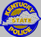 KY STATE POLICE  2.5"  13000 Stitches
