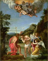 c0 Francesco Albani's 17th century Baptism of Christ