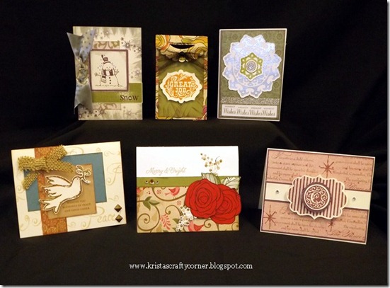 Christmas Card Making Day_6 morning cards Christmas Card Making Day_6 morning cards