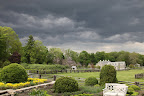 It was sunny just a minute ago.  Now just look at these dramatic storm clouds!  I don't hear any thunder, so that's a good thing.