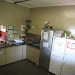 The Lidwala kitchen, where volunteers serve themselves breakfast/lunch and collaborate in group dinners.