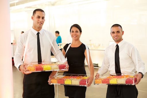 Trays full of Jelly Belly candies were offered to guests, courtesy of Marcia Selden Catering & Event Planning. Trays full of Jelly Belly candies were offered to guests, courtesy of Marcia Selden Catering & Event Planning.