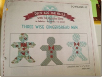 Gingerbread Men pattern