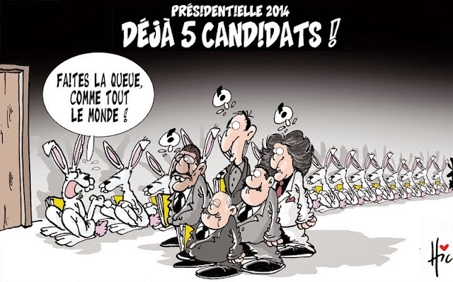 Présidentielle 2014, déjà 5 candidats !