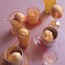 Peach and Buttermilk Sherbet