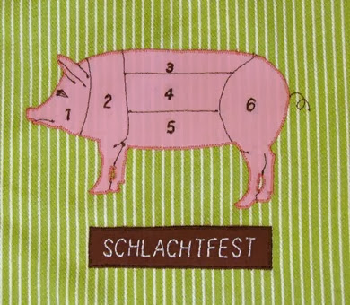 pork cuts appliqué