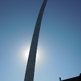 "Arch with Sun - St. Louis" - copyright Sarah Weinman