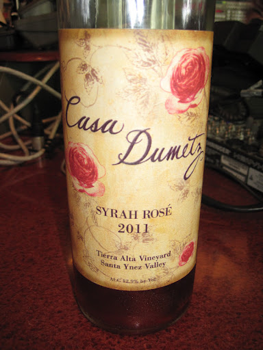 Casa Dumetz's Syrah Rose - made by Emilio Estevez and his wife Sonja.
