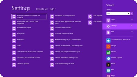 Search shows far more settings and controls-580-90 Search shows far more settings and controls-580-90