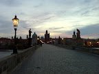 Nov 1 - Charles Bridge at dawn, Prague