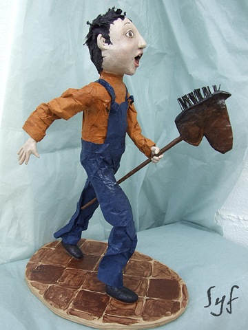 muñeco papel mache 20 muñeco papel mache 20