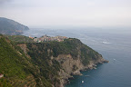 Corniglia on a hill