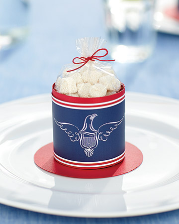 Fourth of July Candy Container