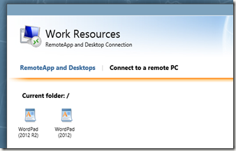 how to access my windows server 2012 remote desktop web