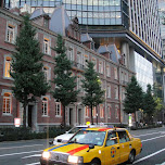 taxi in tokyo in Tokyo, Japan 