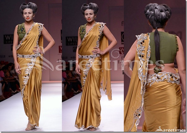 Rahane_Gold_Saree