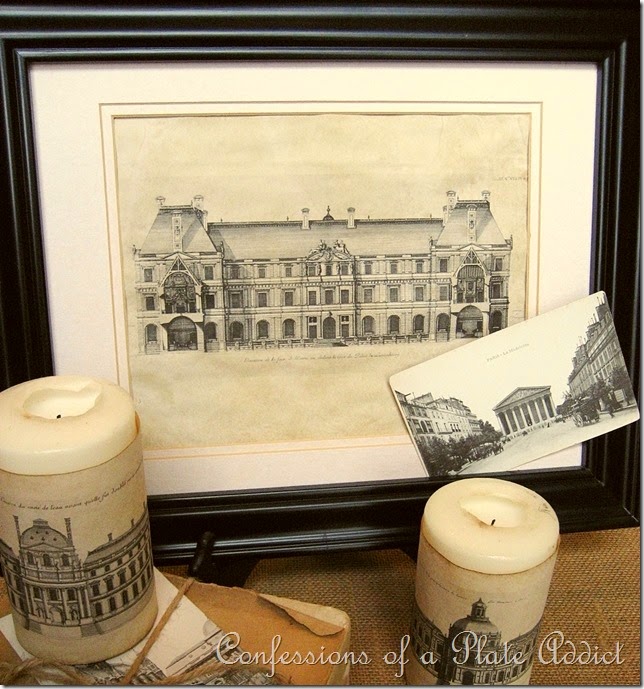 CONFESSIONS OF A PLATE ADDICT Parisian Architecture {Aged Paper} Prints CONFESSIONS OF A PLATE ADDICT Parisian Architecture {Aged Paper} Prints
