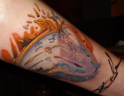 salvador dali tattoo. Salvador Dali Tattoo Moment of