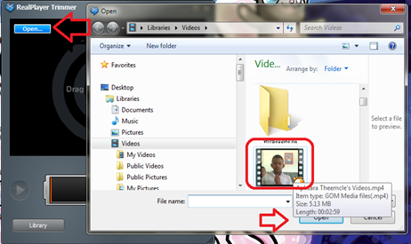 trim video with realplayer trim video with realplayer