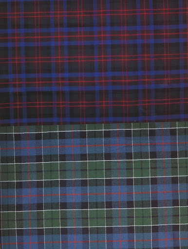 More clan tartans including a variation on Ramsay and a variation of Forsyth.