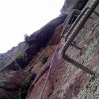 It's not a stright climb.