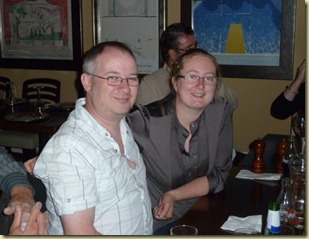 Lisa and Jon at birthday Lisa and Jon at birthday
