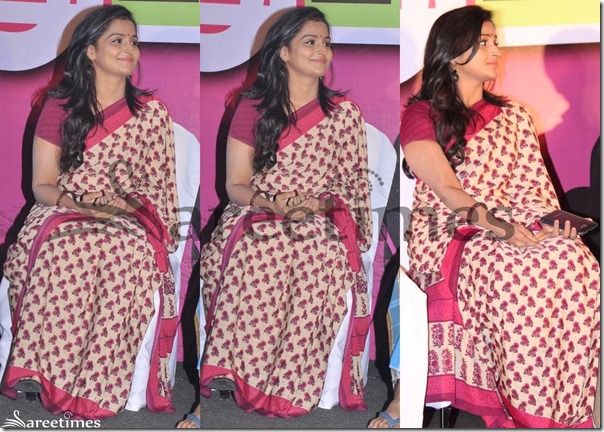 Ramya_Nambeesan_Printed_Saree