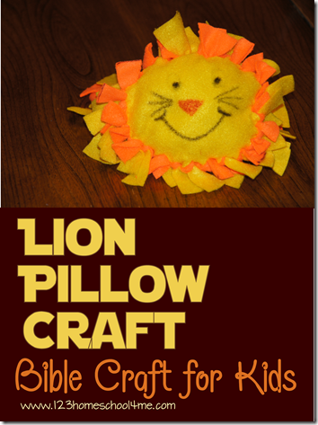 Daniel and the Lion's Den Lion Pillow Craft for Kids (Bible craft for kids, Sunday School Lessons, preschool, crafts for kids, kindergarten, first grade, 2nd grade, 3rd grade) Daniel and the Lion's Den Lion Pillow Craft for Kids (Bible craft for kids, Sunday School Lessons, preschool, crafts for kids, kindergarten, first grade, 2nd grade, 3rd grade)