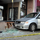 Early Tuesday morning, a woman driving east on J Street, reportedly felt sick and passed out behind the wheel. Her vehicle hopped the curb and crashed into "Patio Building" at 1010 J St. The driver was transported to hospital via paramedics. News_111213_VehicleIntoBiz_Downtown