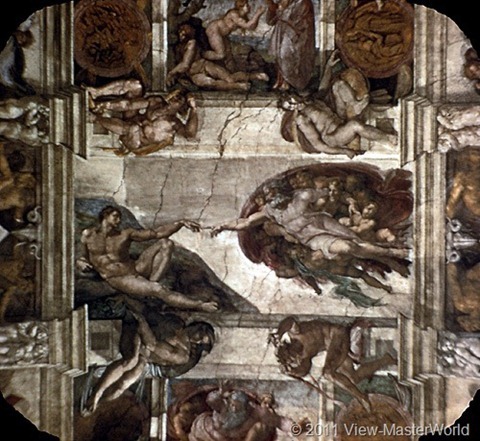 View-Master Vatican City (B178), Scene 13: Sistine Chapel Fresco