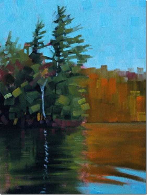 small island reflection 2-Reid-Thorpe-ENKAUSTIKOS small island reflection 2-Reid-Thorpe-ENKAUSTIKOS