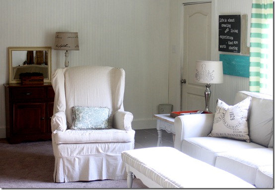 The Shabby Creek Cottage living room The Shabby Creek Cottage living room
