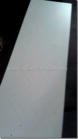 Gray and White Chevron Dresser Redo Drawer Stencil during2