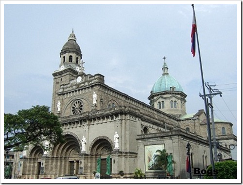 Manila Cathedral Today Manila Cathedral Today