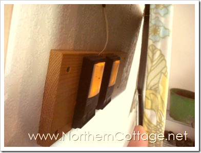 hidden garage door opener @northern cottage