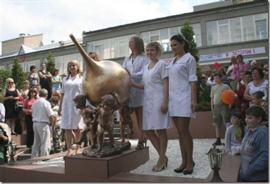 Russia Enema Monument