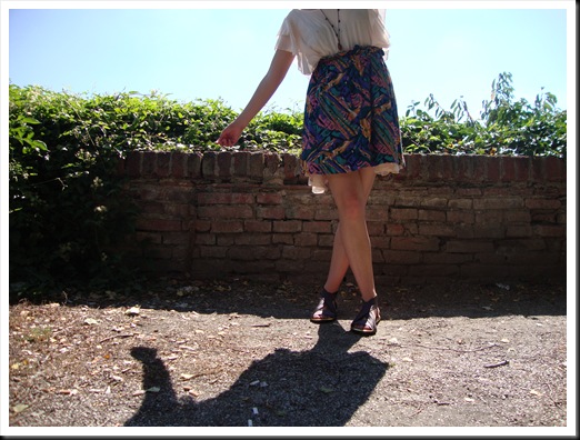 vintage skirt n h&M dress
