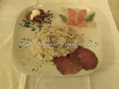 risotto bresaola e scamorza risotto bresaola e scamorza