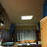 The interior after the remodel (couch cushions still in progress)