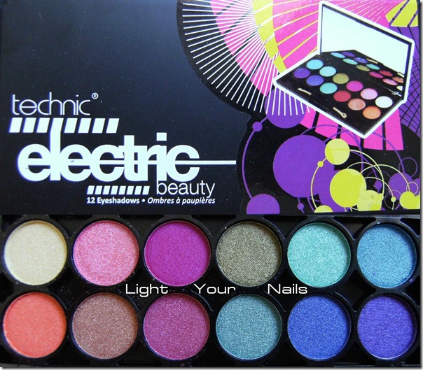Technic Electric beauty eyeshadow palette Technic Electric beauty eyeshadow palette