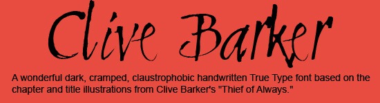 Clive-Barker-Font