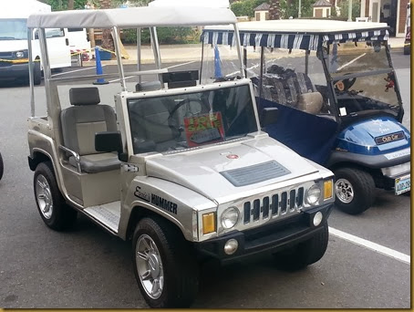 hummer golf cart