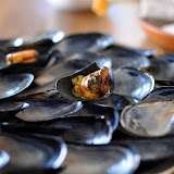 Moule et fausse coquille au malt.